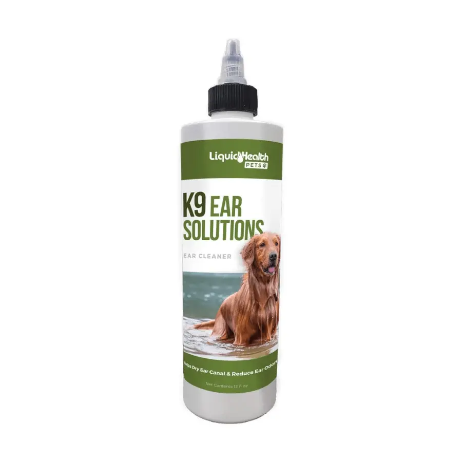 LIQUIDHEALTH 12 Fl Oz K9 Dog Ear Cleaner Wash Solutions