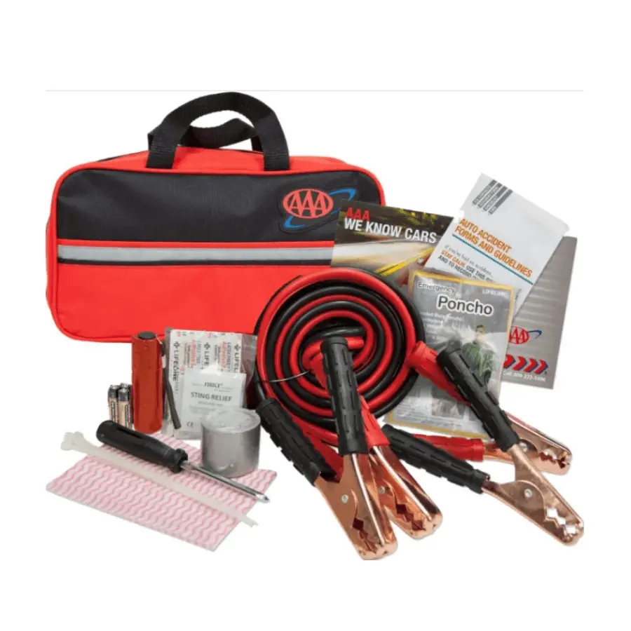 Lifeline AAA Premium Road Kit, 42 Piece Emergency Car Kit