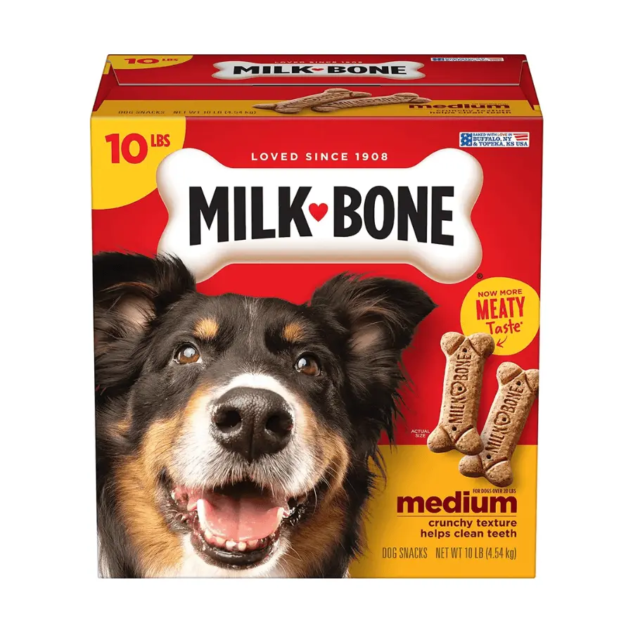 Milk-Bone Original Dog Treats Biscuits for Medium Dogs, 10 Pounds
